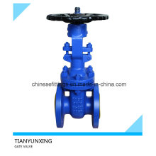 Dn50 Bolt Bonnet DIN Flange End Cast Iron Gate Valve